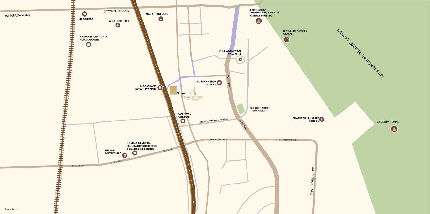 Goodwill The Grand Residences Location Image