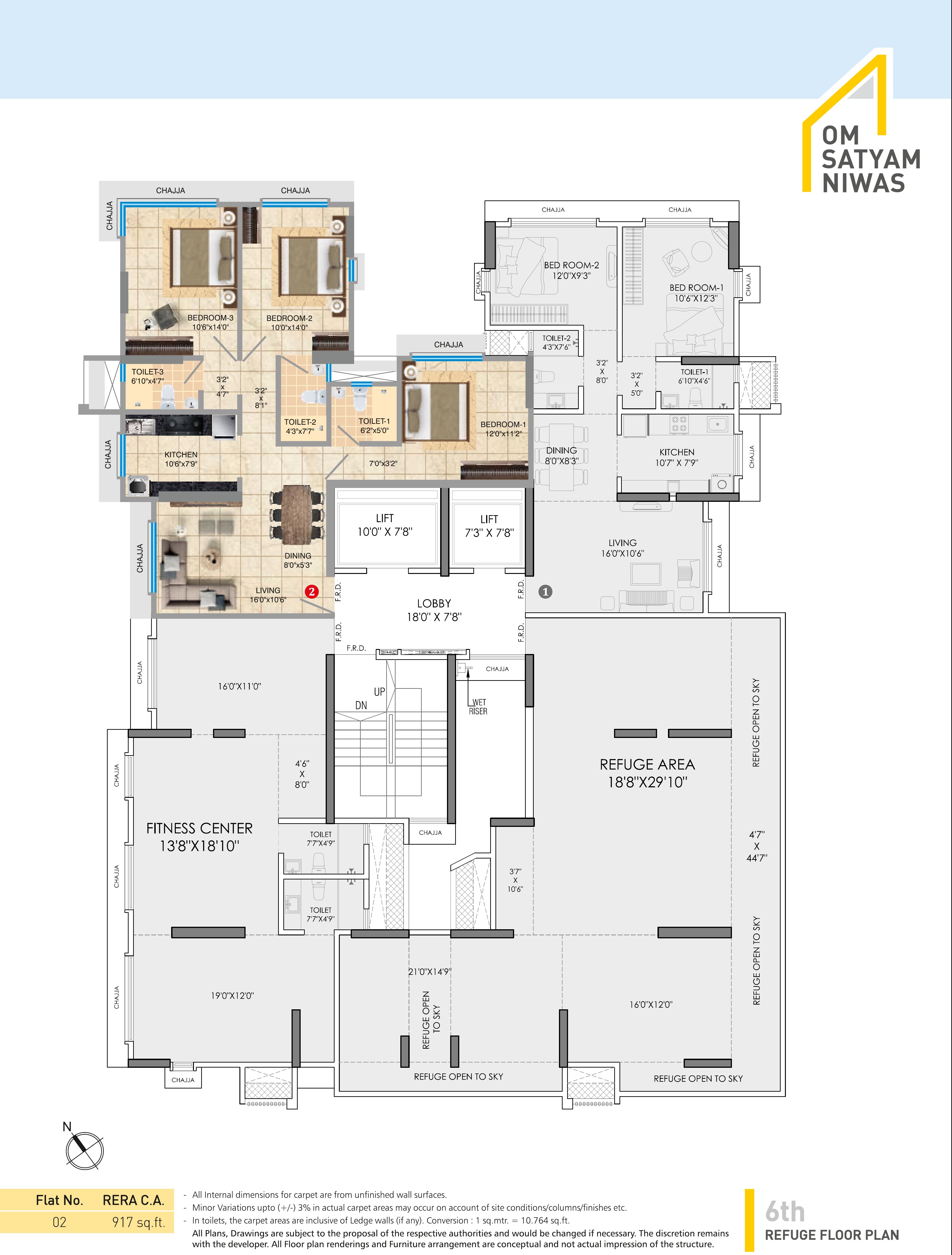 Greenfield Om Satyam Niwas CHS Floor Plans 1