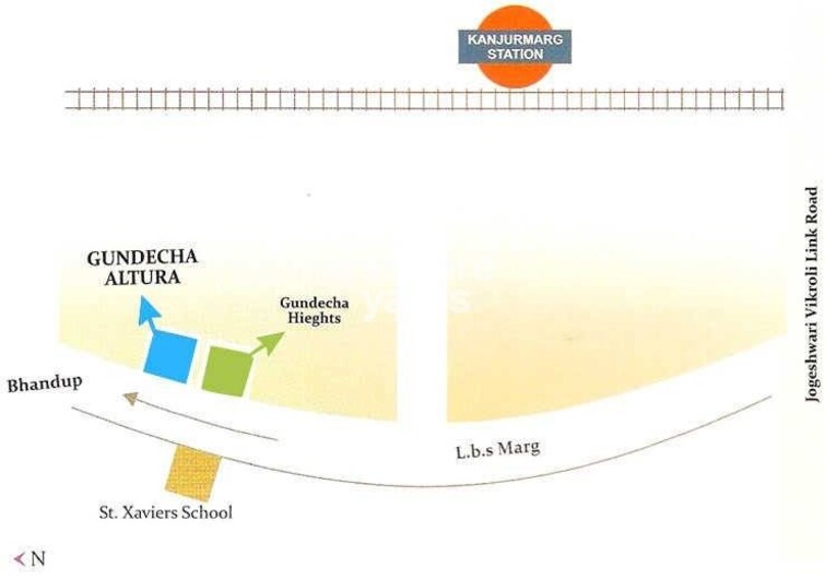 Gundecha Altura Location Image