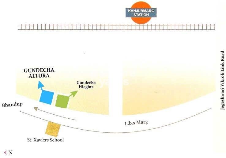 Gundecha Altura Location Image