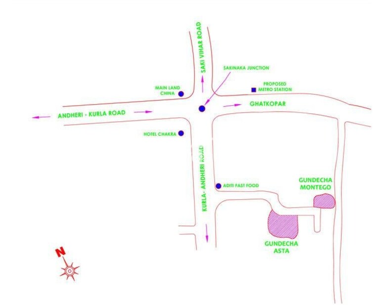 Gundecha Builders Montego Location Image