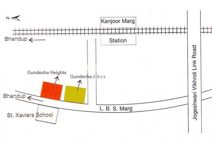 Gundecha Heights Location Image
