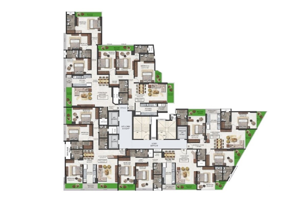 Gurukrupa Alaknanda Floor Plans