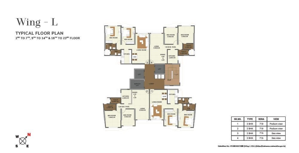 Gurukrupa Marina Enclave Floor Plans 2