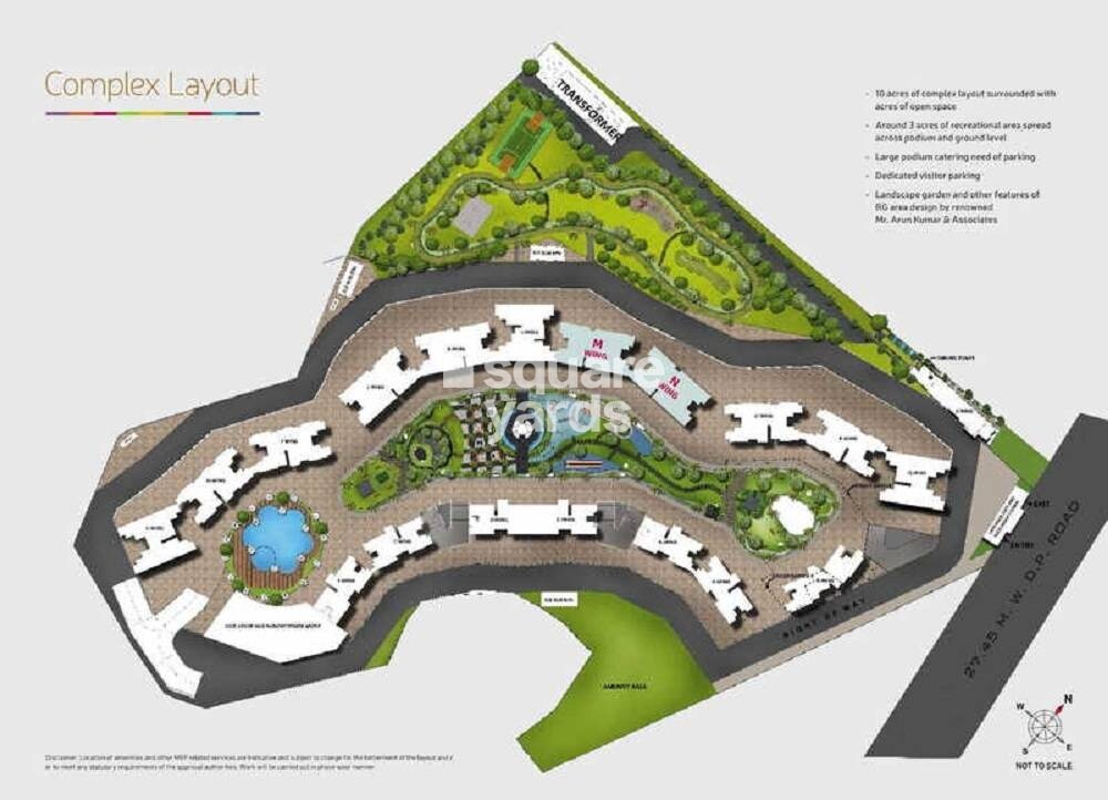 Gurukrupa Marina Enclave Wing K And L Phase I Master Plan 1