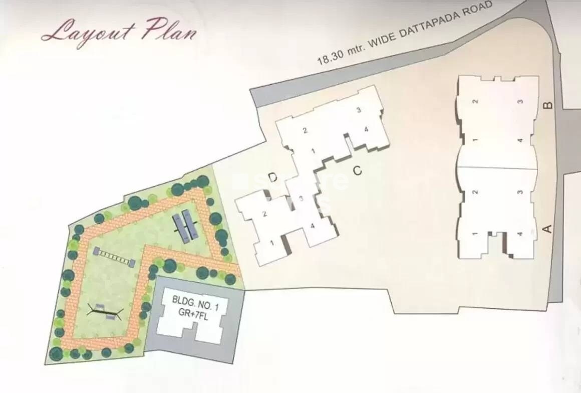 Gurukrupa Raj Hills Location Image