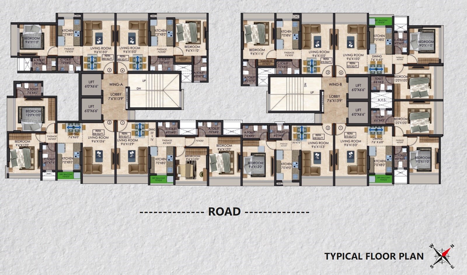 Gurukrupa Sharanam Floor Plans