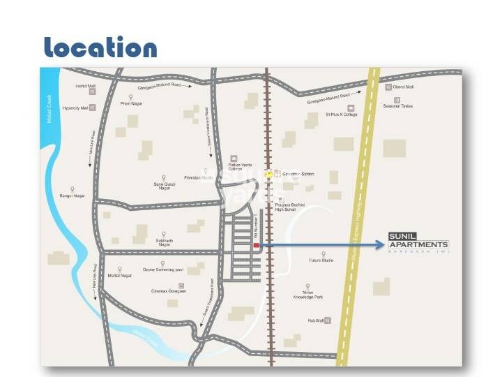 Gurukrupa Sunil Apartments Location Image