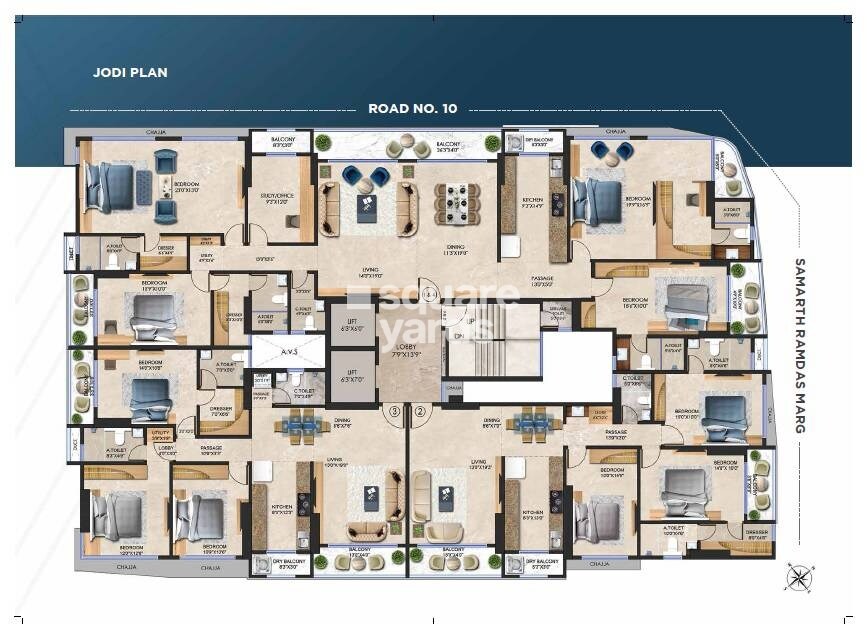 Gurukrupa Vyom Floor Plans