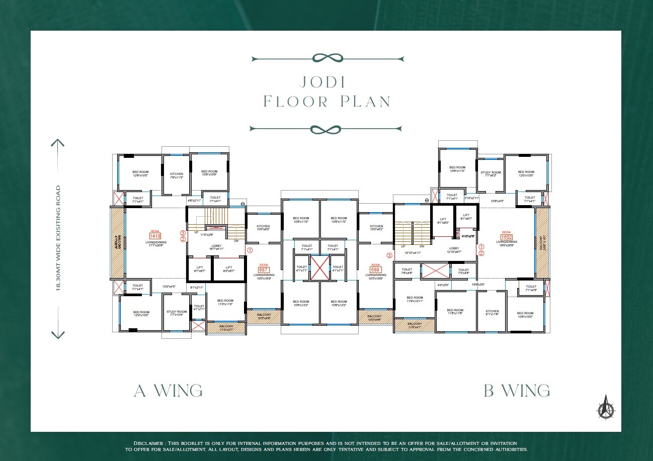 H Rishabraj Anuja Floor Plans