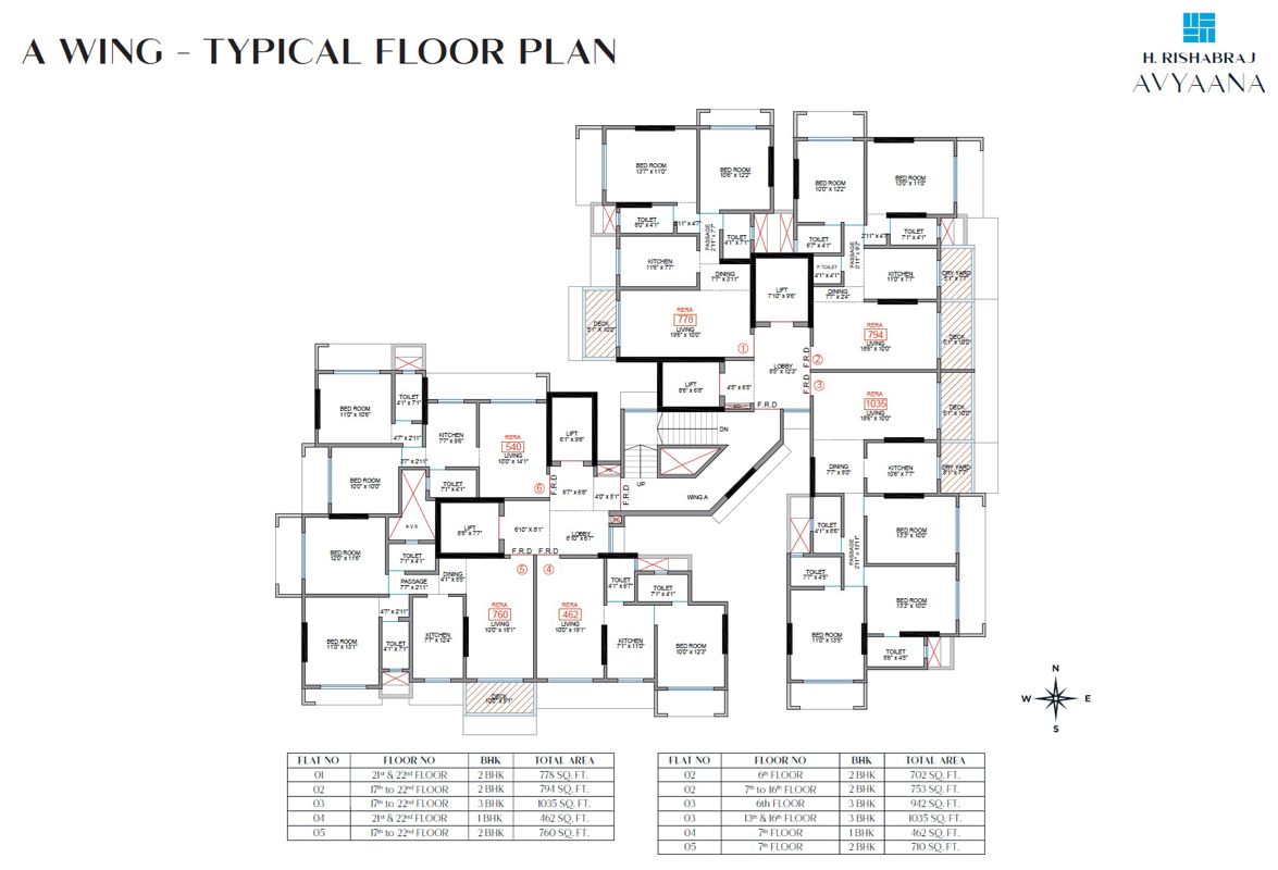 H Rishabraj Avyaana Floor Plans