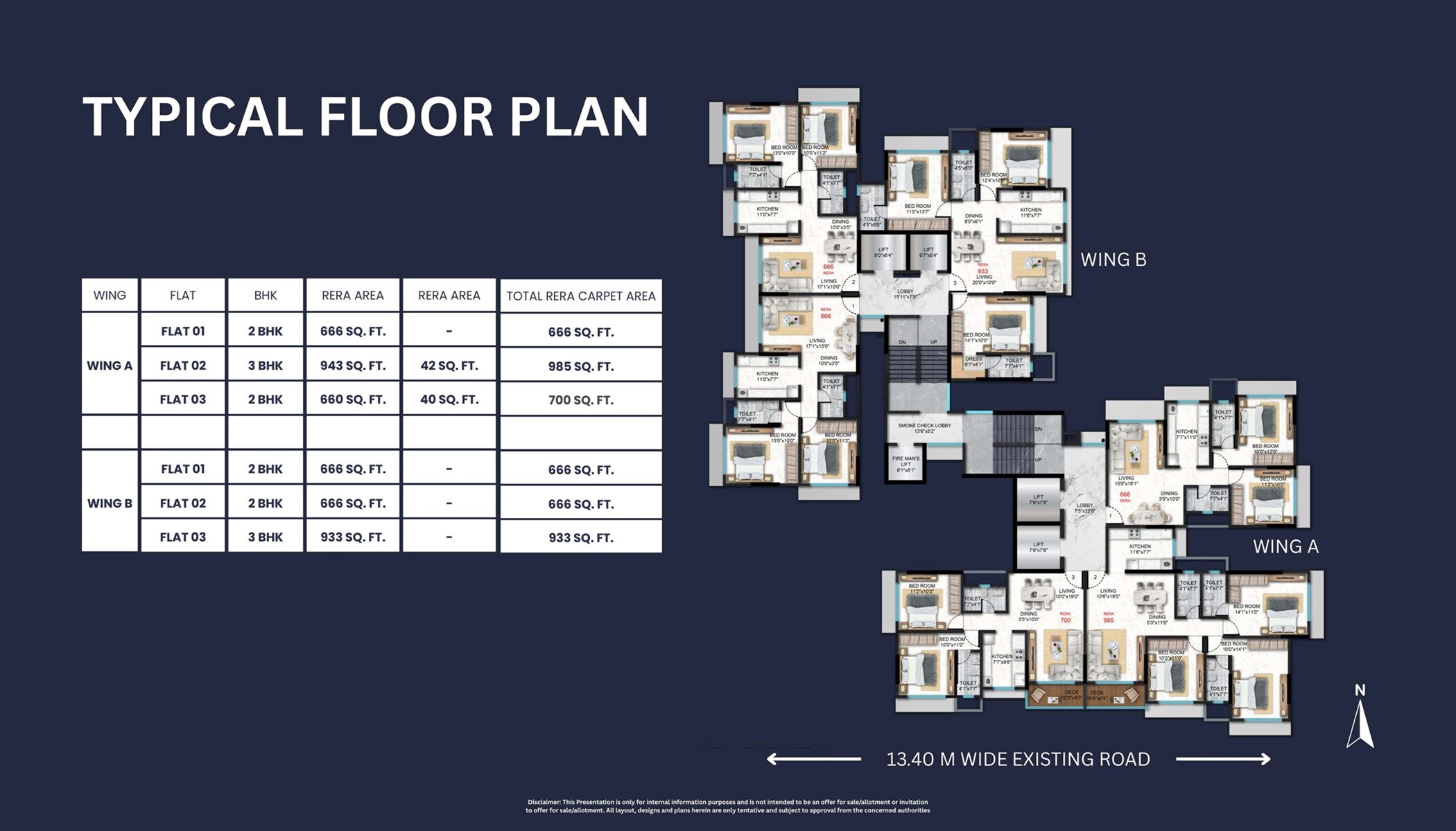 H Rishabraj Ceramont Floor Plans