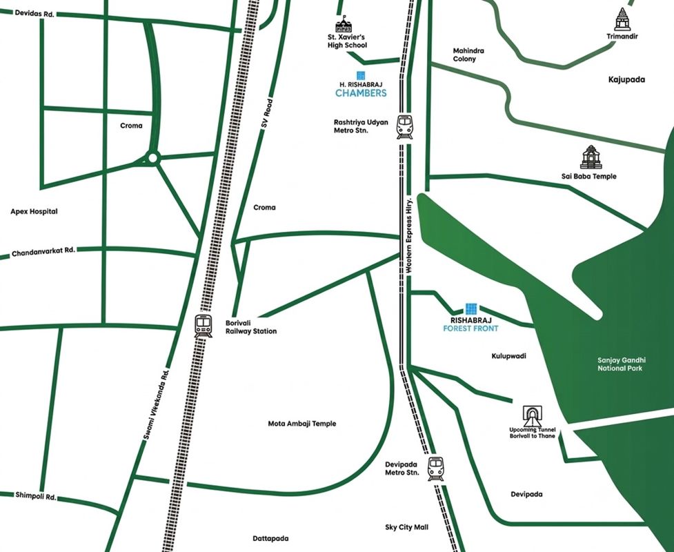 H Rishabraj Forest Front Location Image