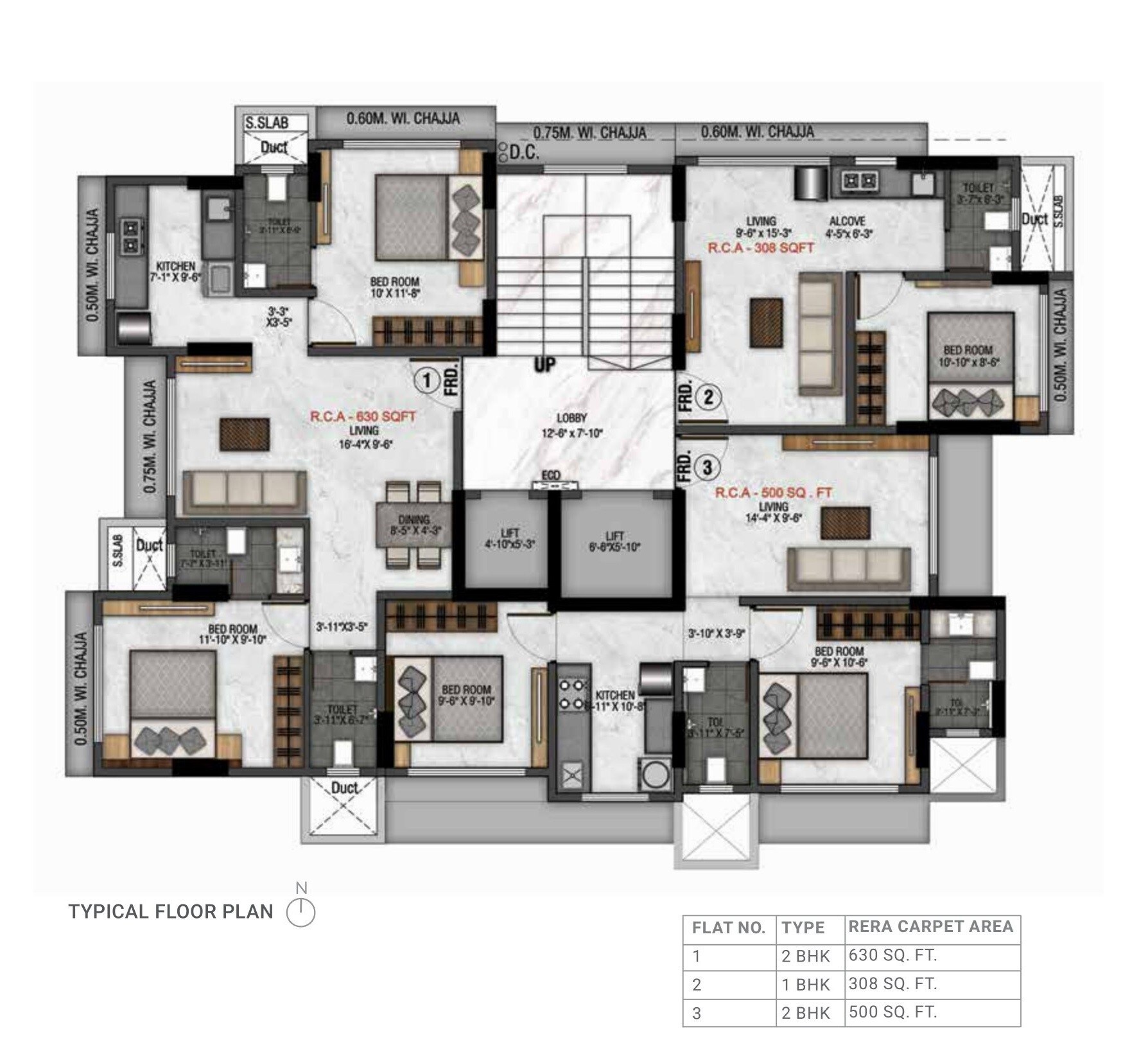 H Rishabraj Matruchhaya Floor Plans