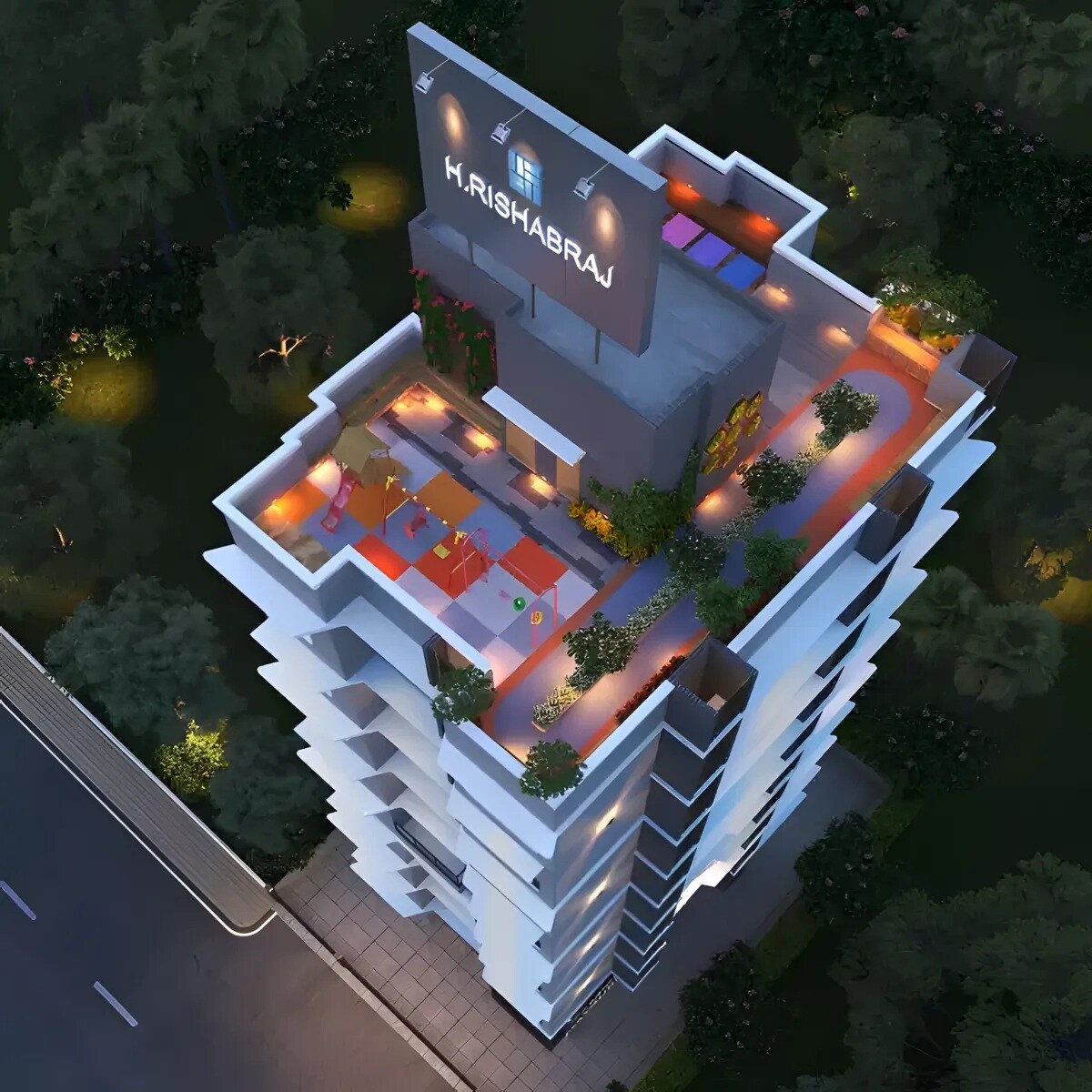 H Rishabraj Matruchhaya Tower View