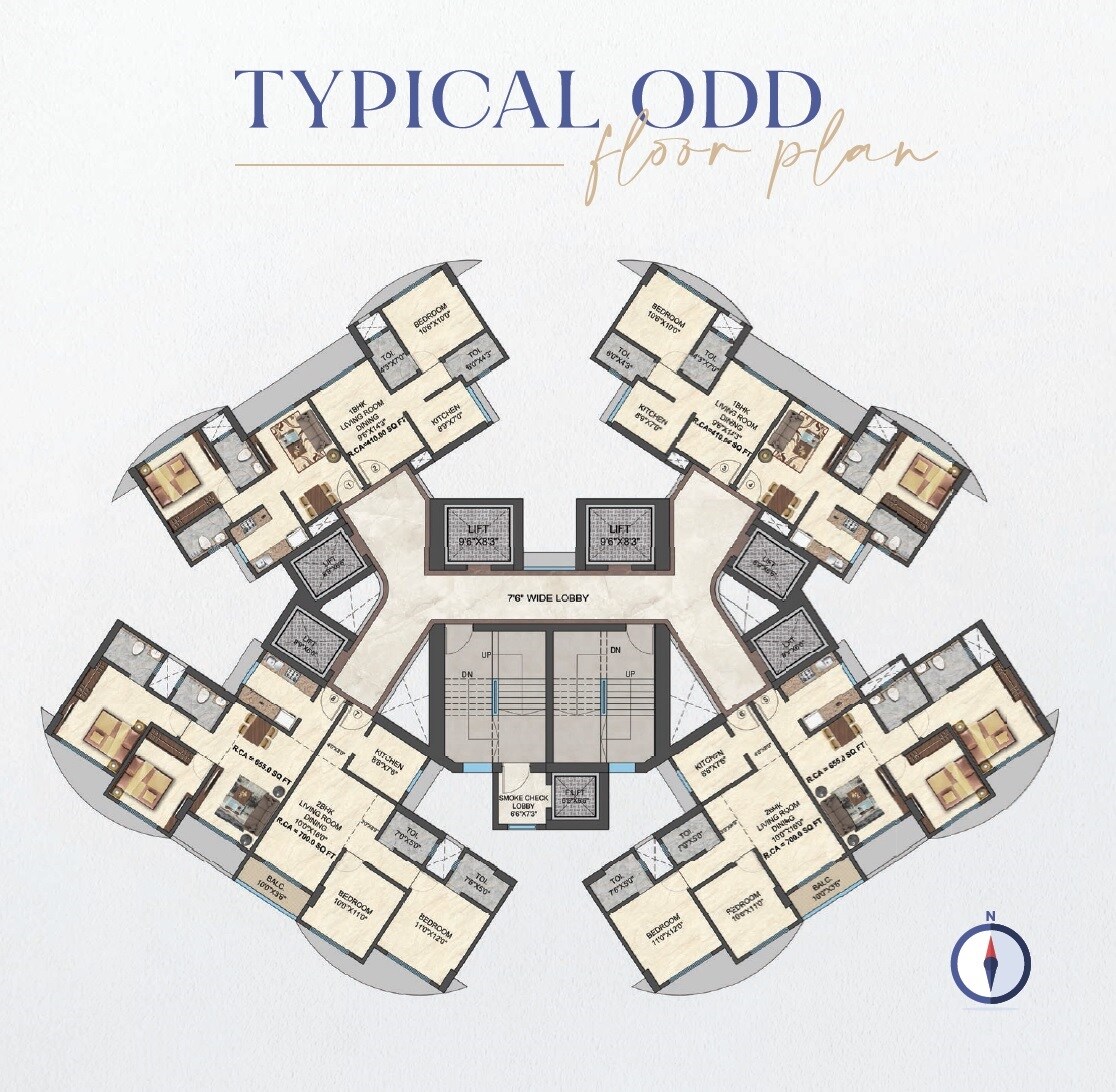 H Rishabraj Opulence Floor Plans 1