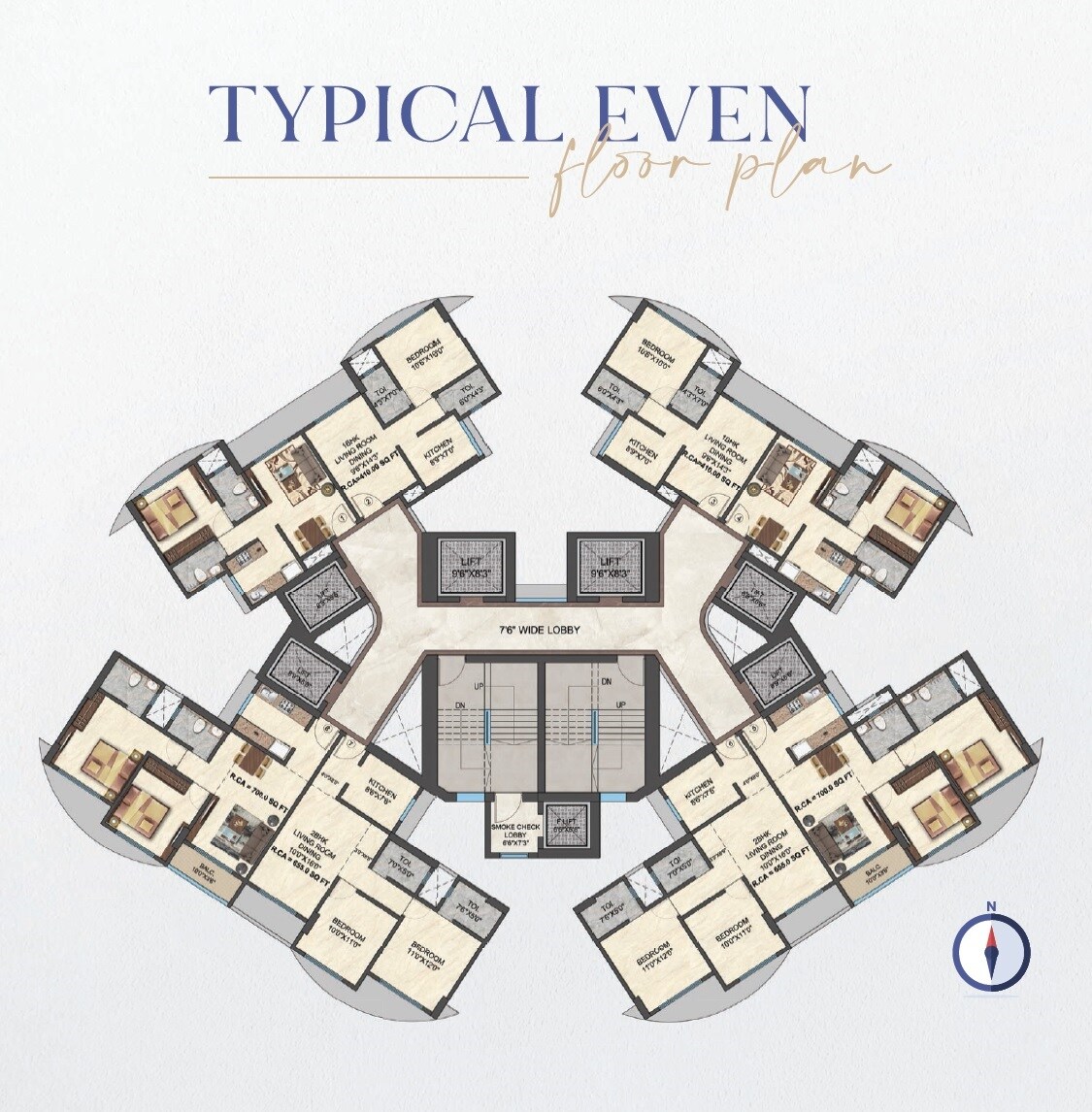 H Rishabraj Opulence Floor Plans