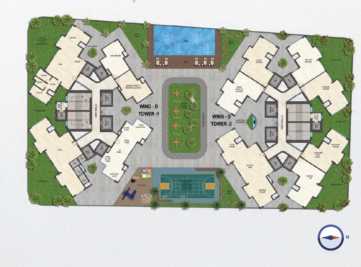 H Rishabraj Opulence Master Plan 1