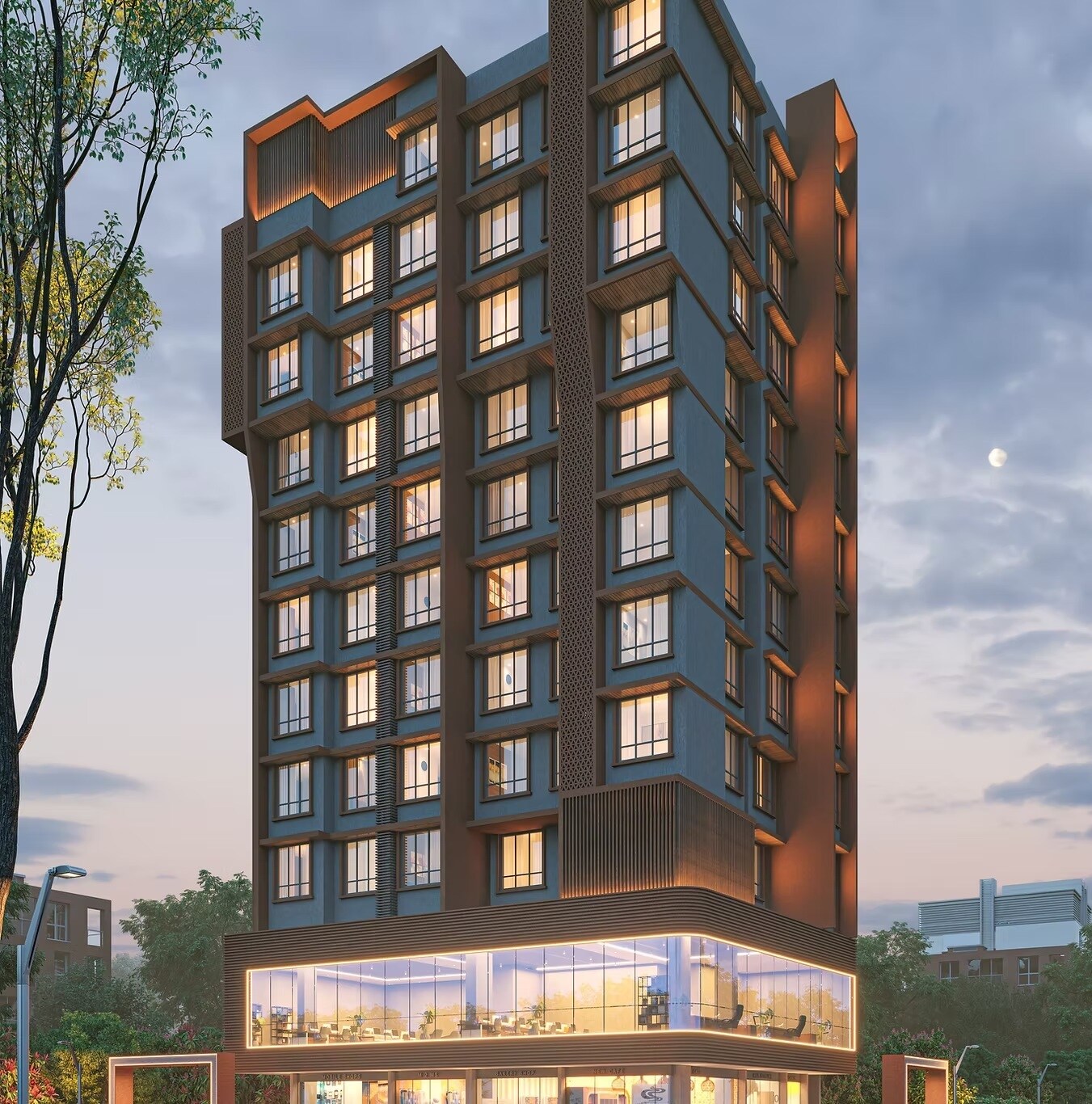H Rishabraj Percy Apartment Exteriors