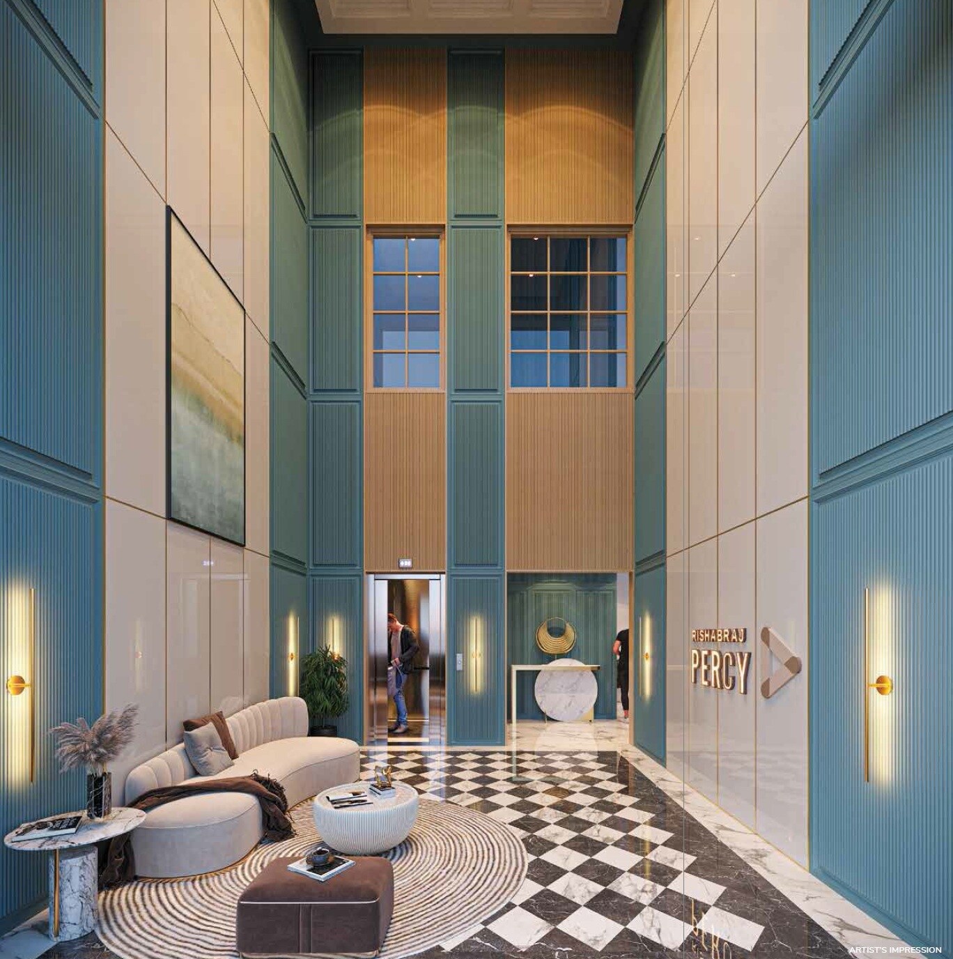 H Rishabraj Percy Lift Lobby Image