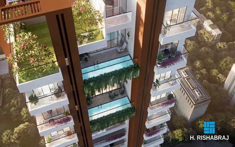 H Rishabraj Phoenix Apartment Exteriors