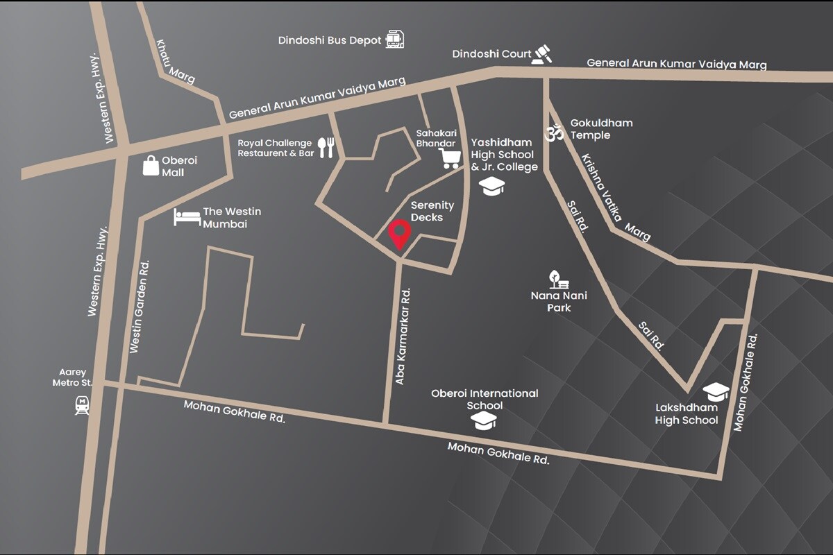 H Rishabraj Serenity Decks Location Image