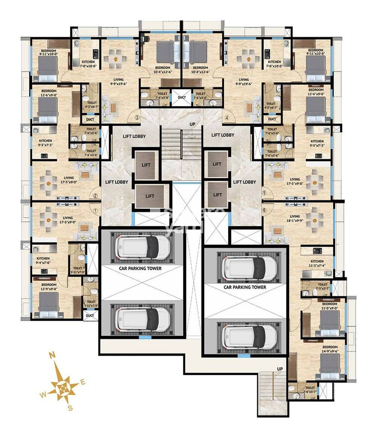 Harasiddh Viraaj Floor Plans