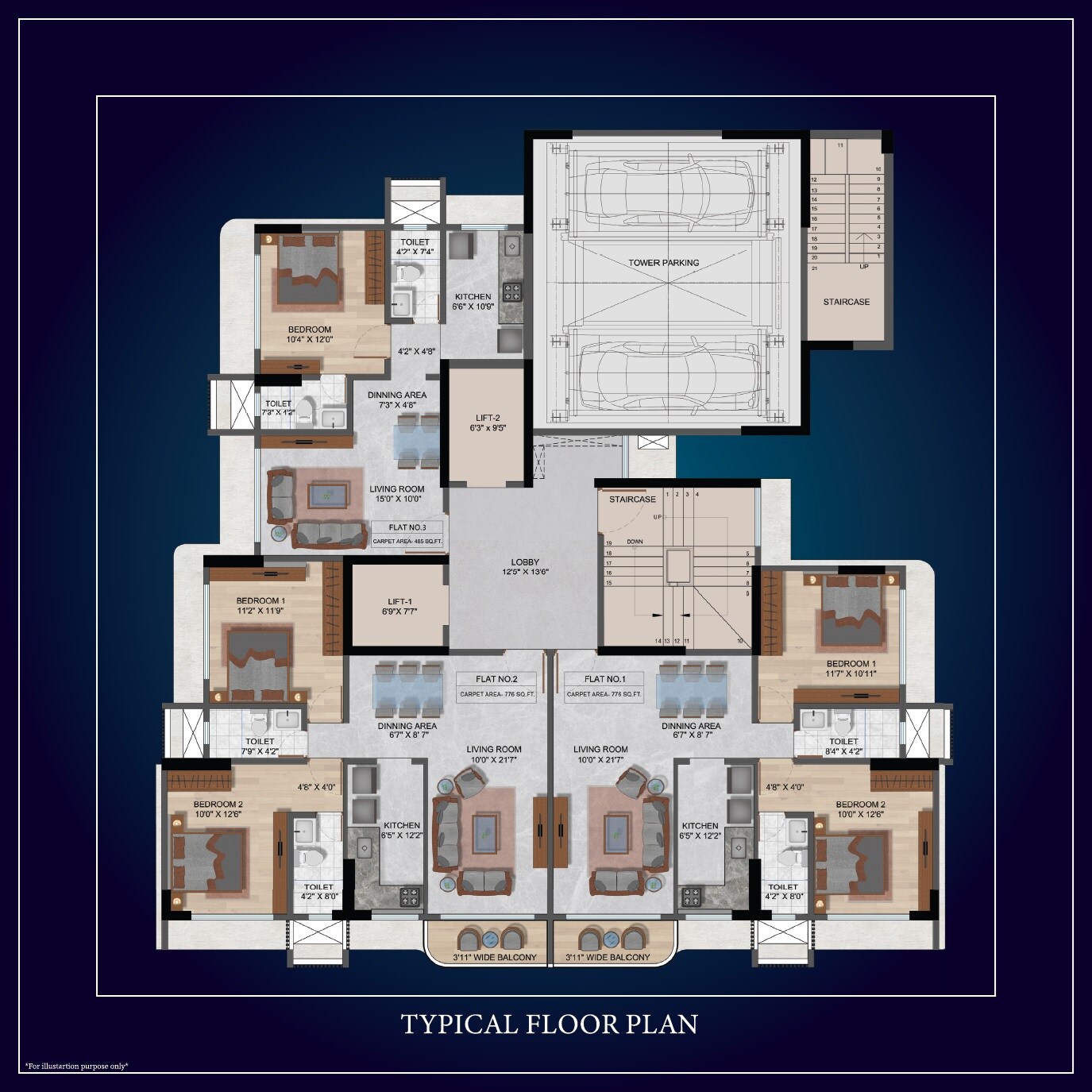 Harsh Tulip Floor Plans