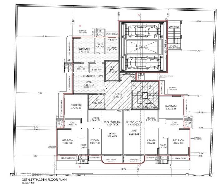 Harsh-Tulip_a collage of photographs of a building