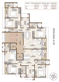 Harshail Emerald Floor Plans