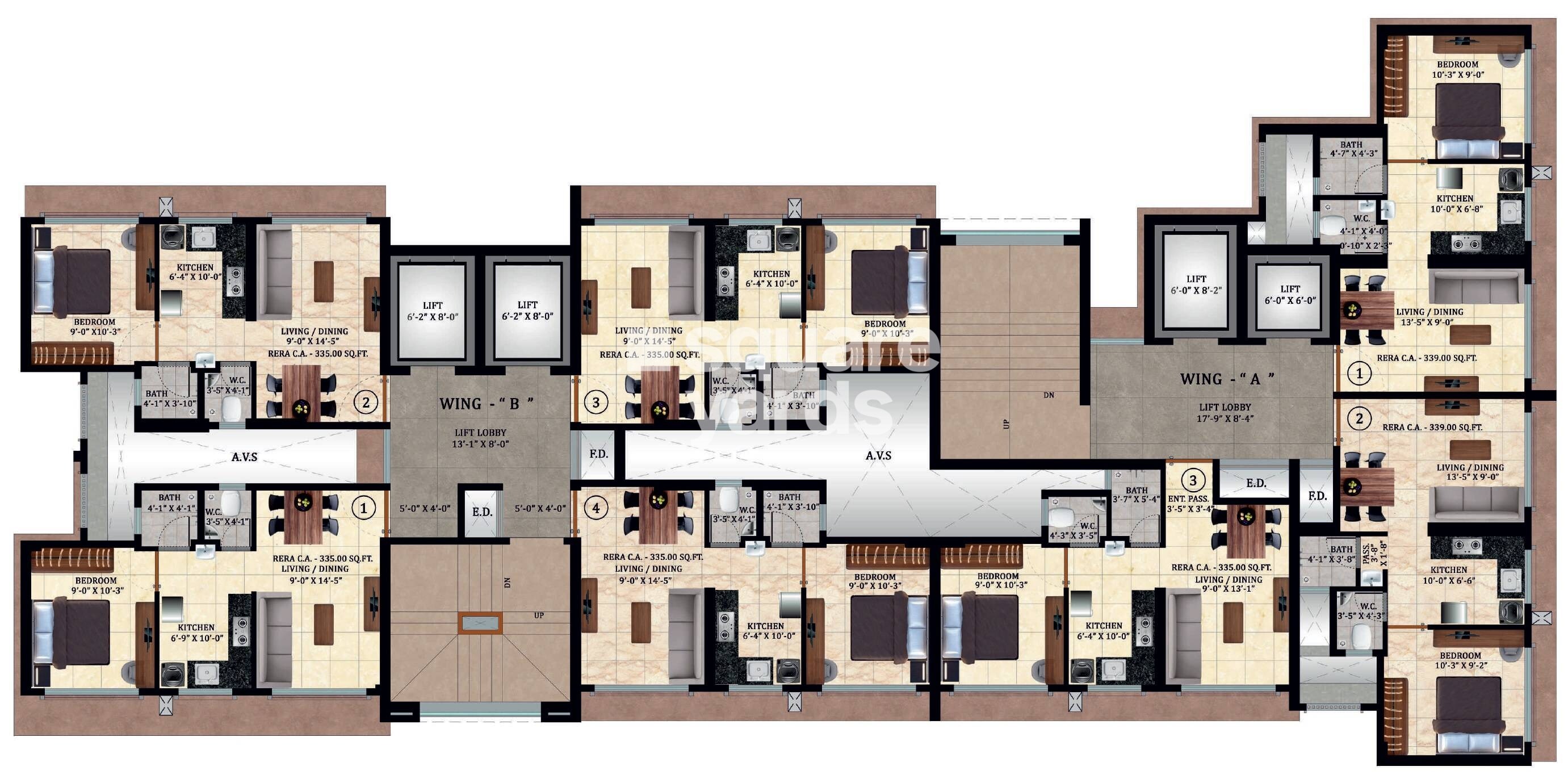Harshail Hornbill Floor Plans