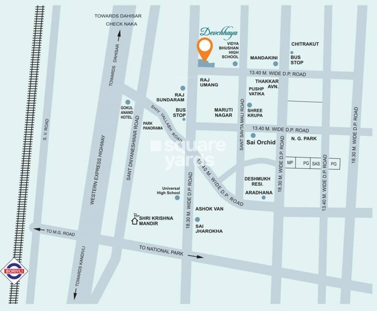 Harshal Dev Chhaya Apartment Location Image