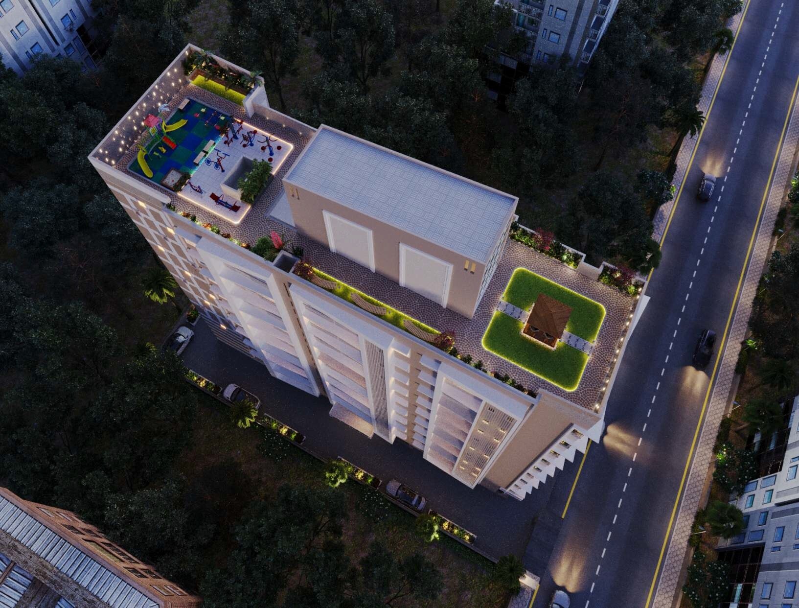 Hazari Soham Villa Tower View