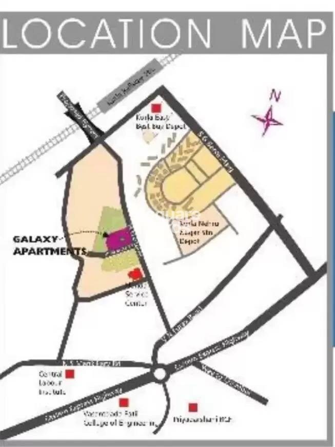 Hdil Galaxy Apartment Location Image