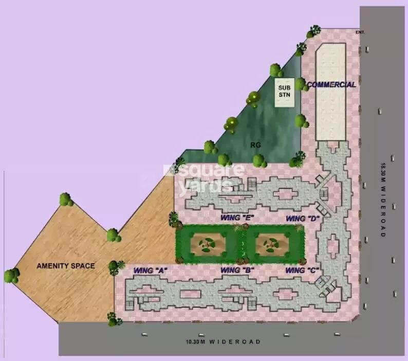 Hdil Galaxy Apartment Master Plan Image