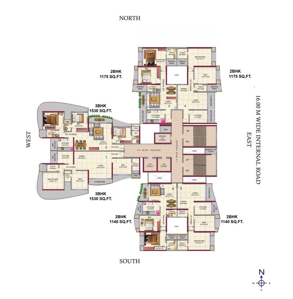 HDIL Metropolis Residences Floor Plans 1