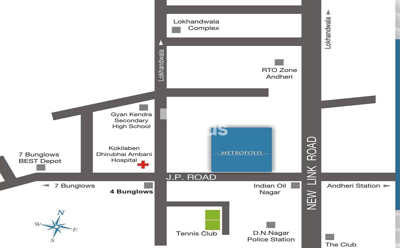 HDIL Metropolis Residences Location Image