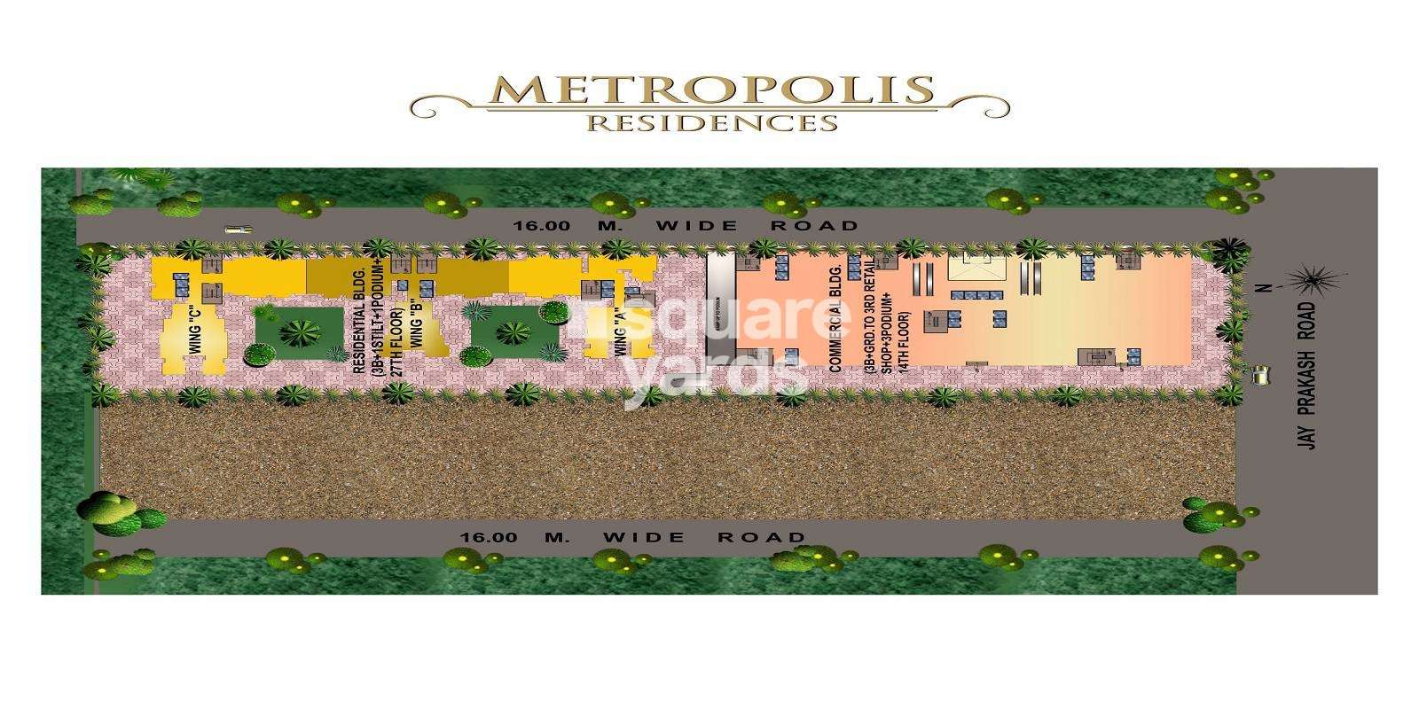 hdil metropolis residences project master plan image1