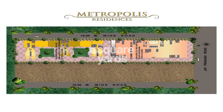 HDIL Metropolis Residences Master Plan Image