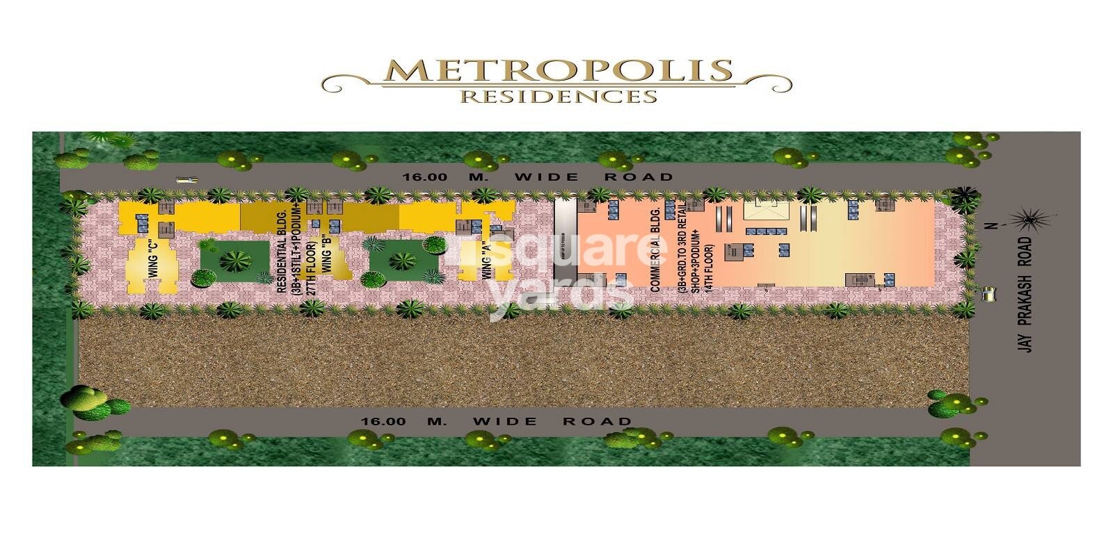 HDIL Metropolis Residences Master Plan Image
