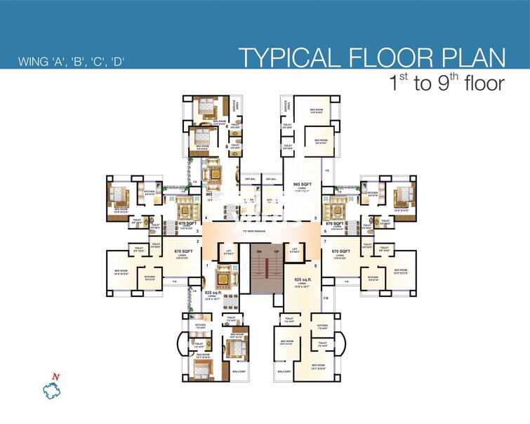 HDIL Premier Residences Floor Plans 3