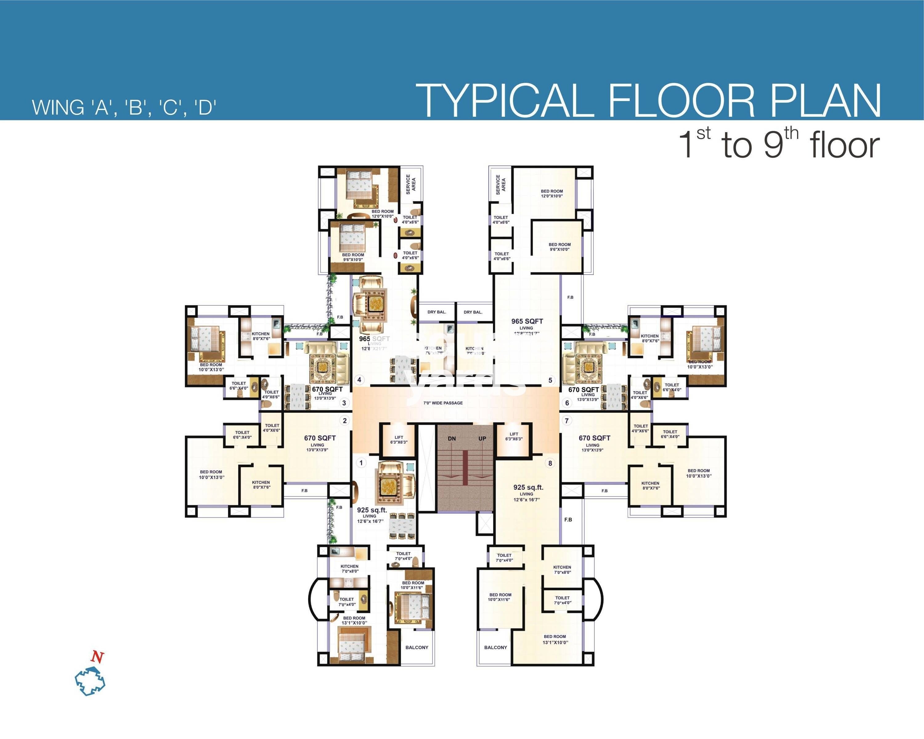 HDIL Premier Residences Floor Plans 3