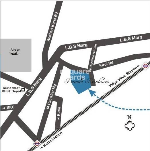 HDIL Premier Residences Location Image