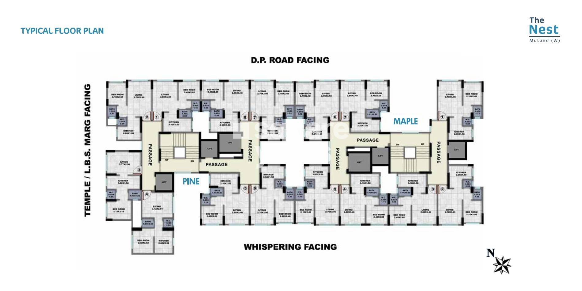 HDIL The Nest Floor Plans