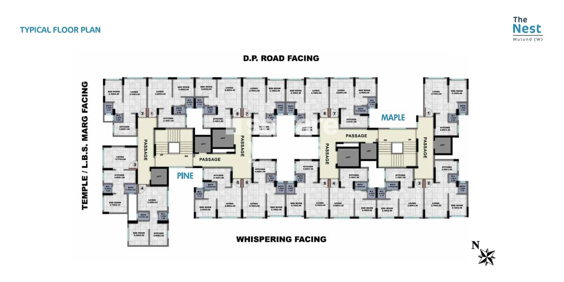HDIL The Nest Floor Plans