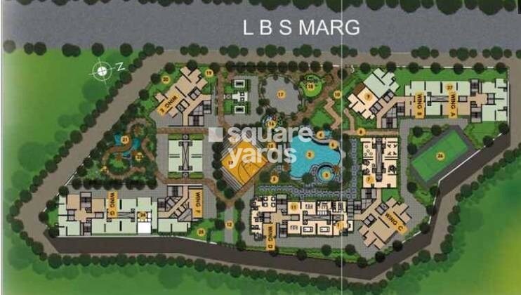 HDIL Whispering Towers Master Plan 1