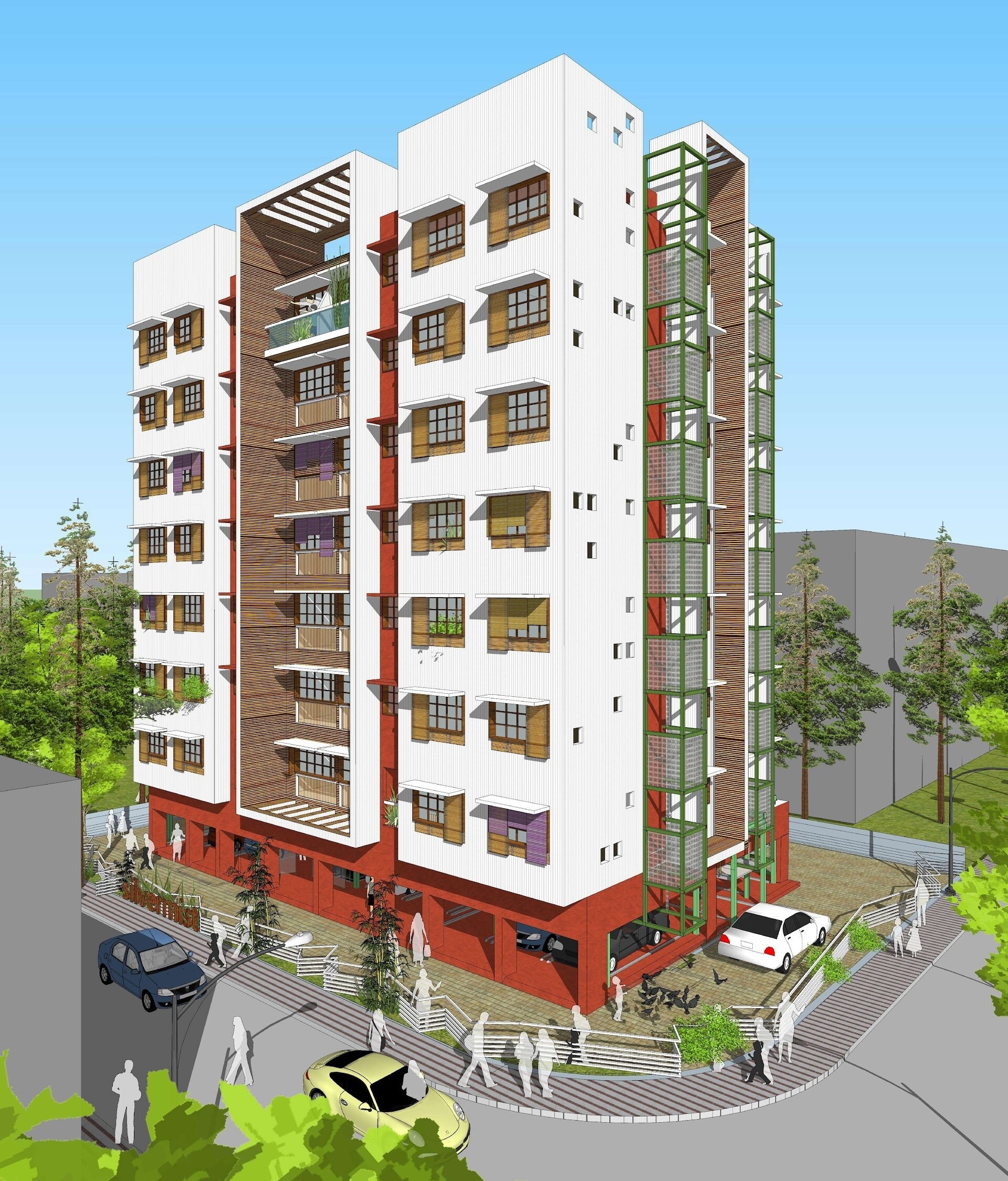 Heena Gokul Silver Mist