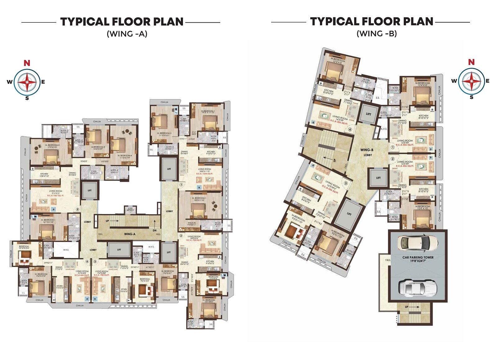 Hem Ratan Apartment Floor Plans