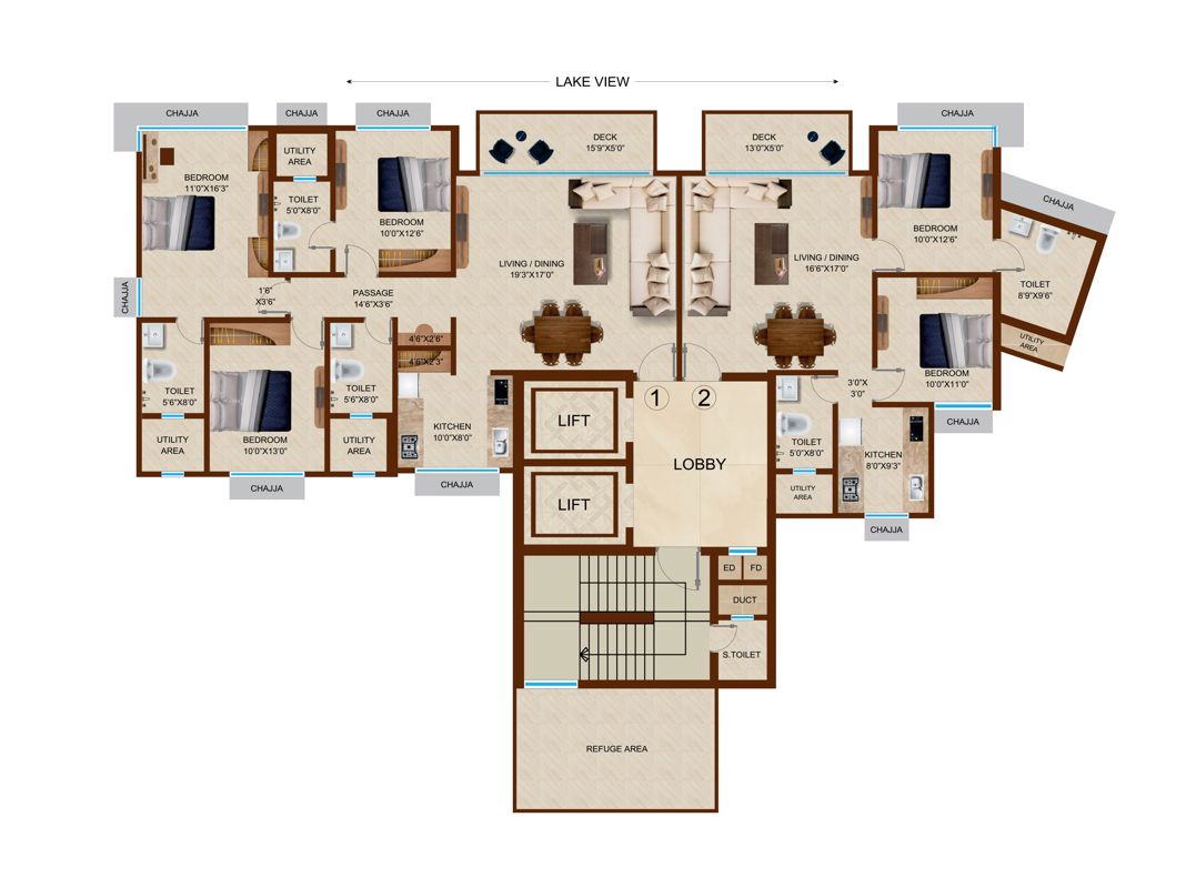 Heritage Lakeside Floor Plans