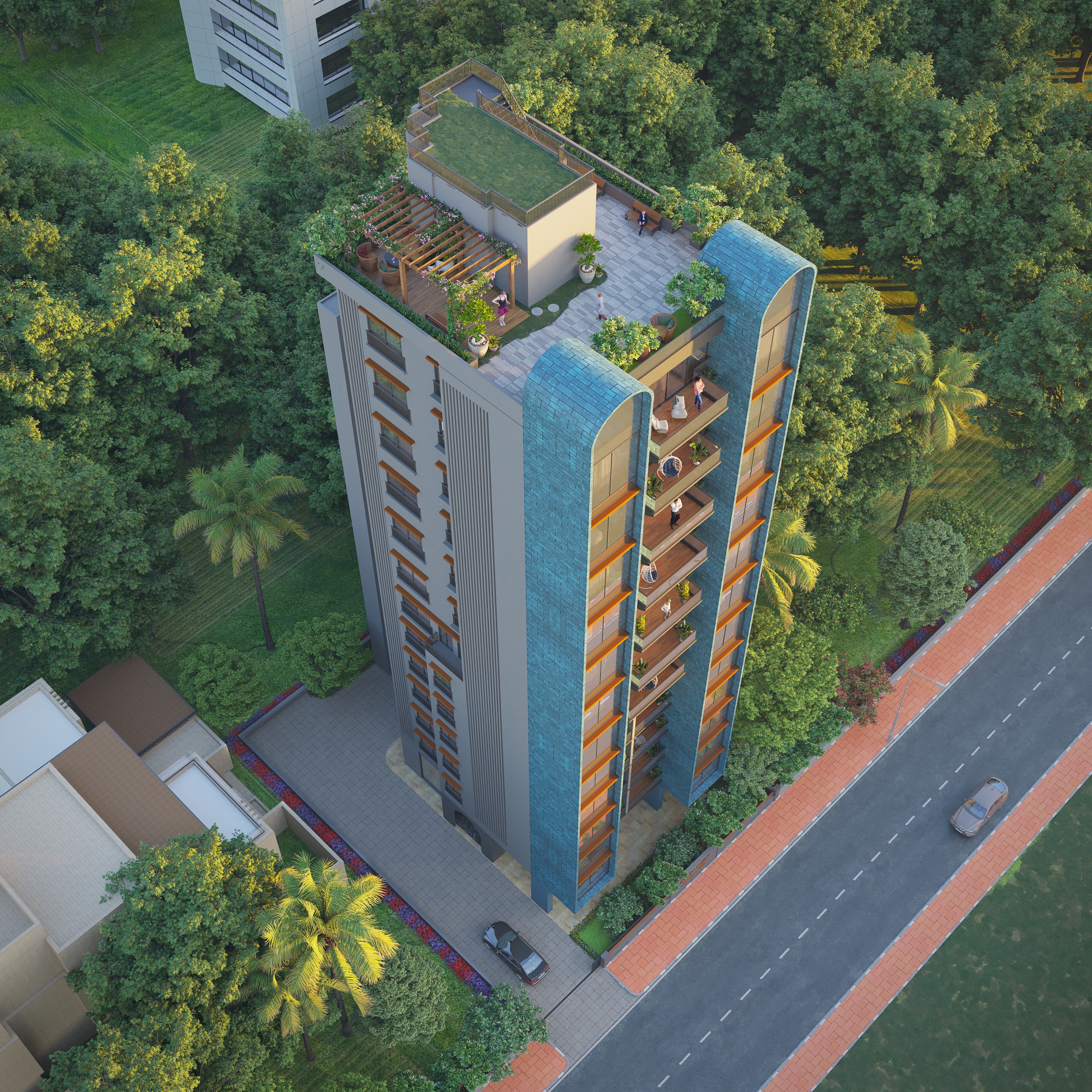Heritage Shree Venkateswara CHS Tower View